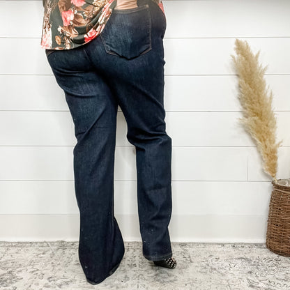 Judy Blue "Sky High" Wide Leg Jeans