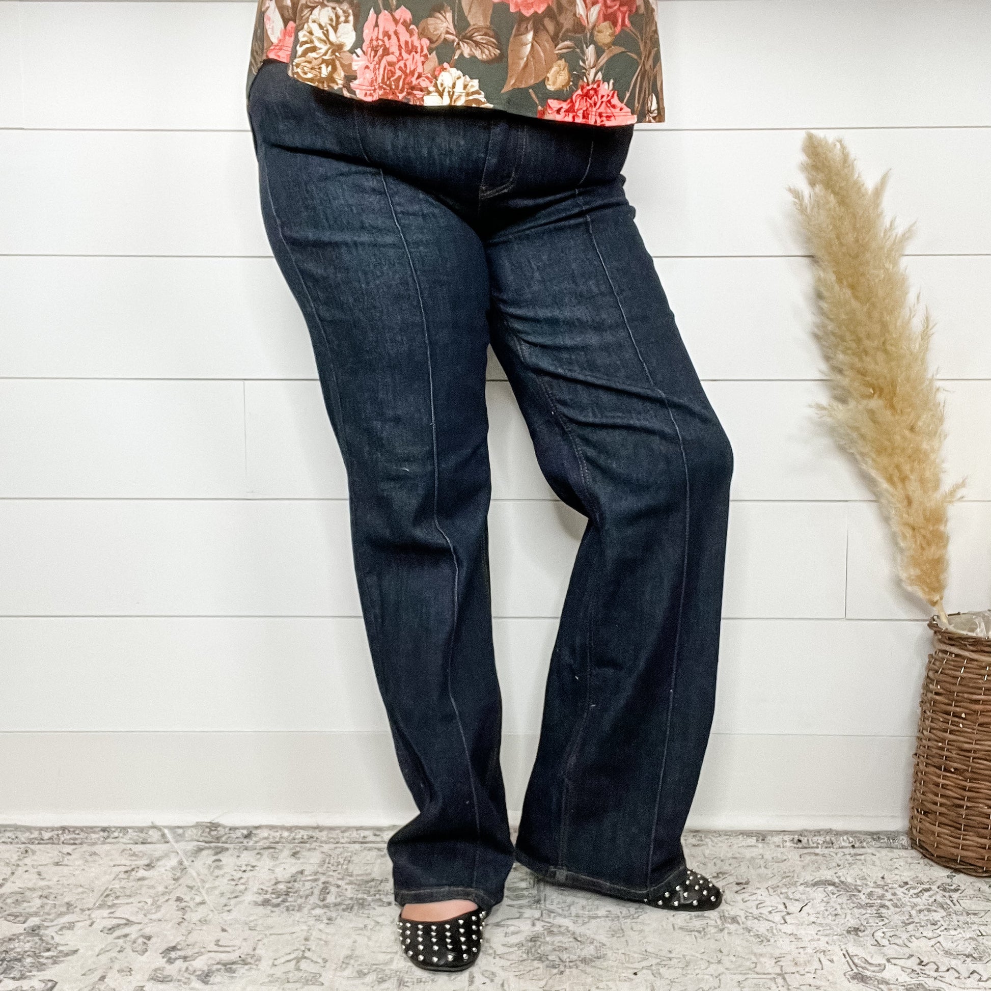 Judy Blue "Sky High" Wide Leg Jeans