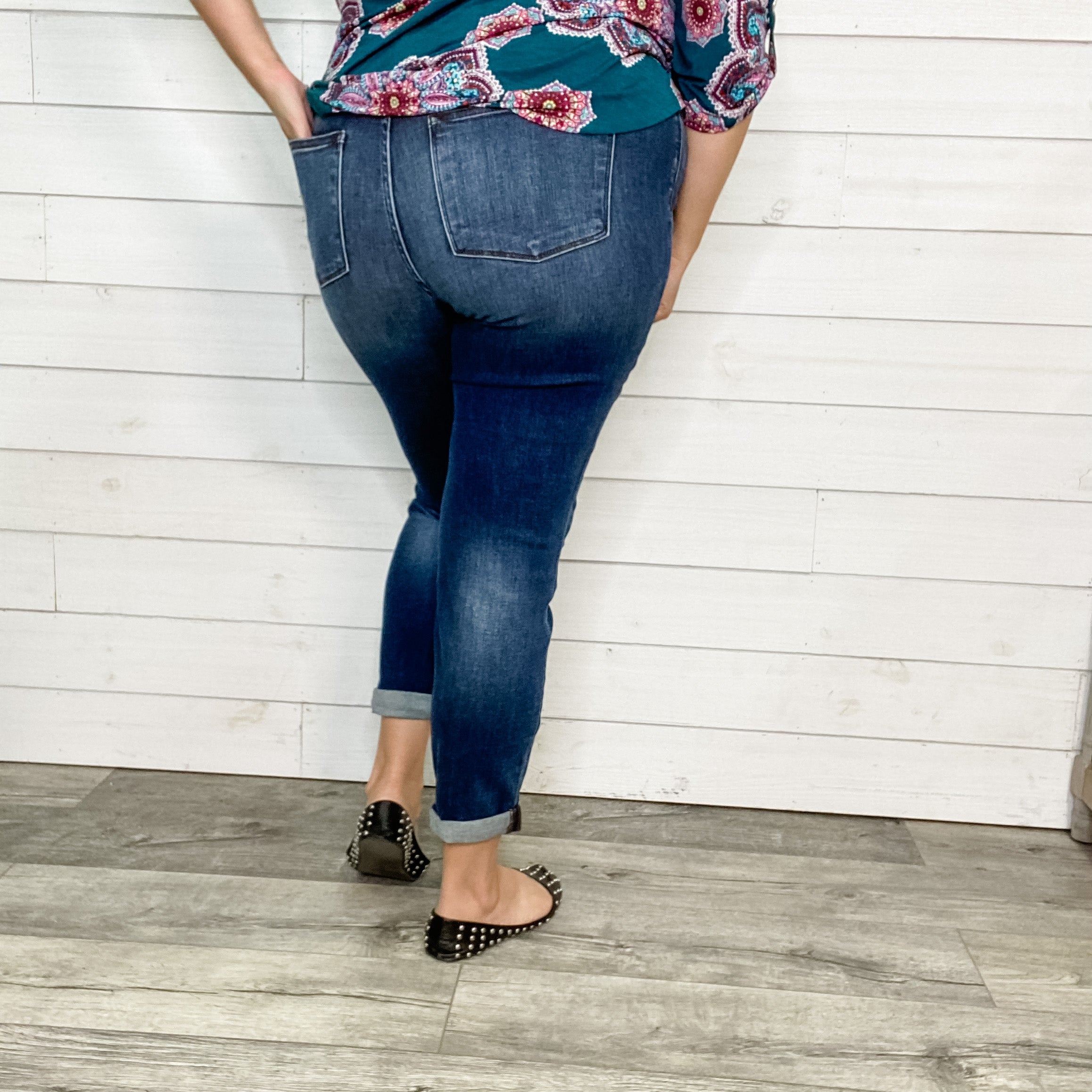 Judy Blue "Slim Jim" Slim Fit Jeans-Lola Monroe Boutique