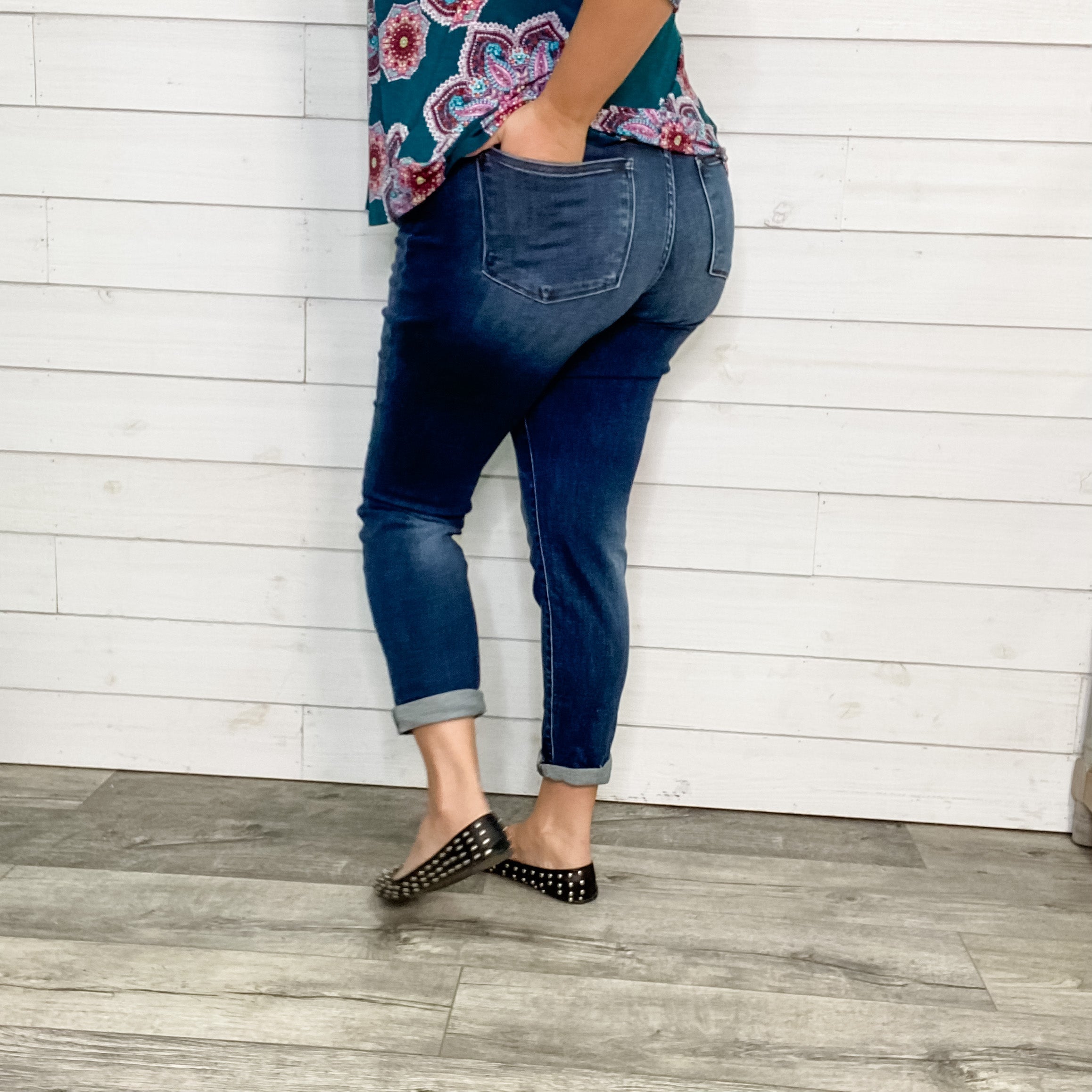 Judy Blue "Slim Jim" Slim Fit Jeans-Lola Monroe Boutique