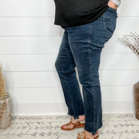 Judy Blue "So Dark" Straight Leg Jeans