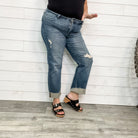 Judy Blue "Sugar Daddy" Straight Leg Dad Jeans-Lola Monroe Boutique