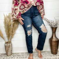 Judy Blue “Superb” Rigid Magic Straight Leg Jeans-Lola Monroe Boutique