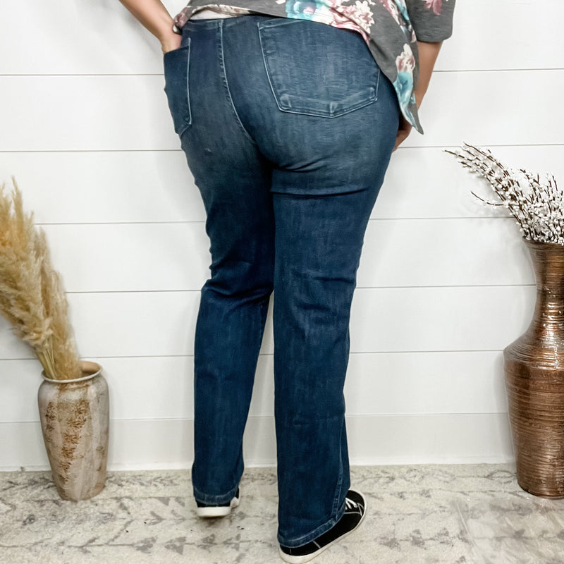 Judy Blue "Sweeter Than" Tummy Control Straight Leg Jeans-Lola Monroe Boutique