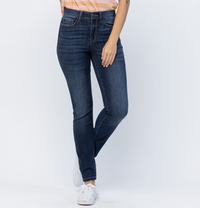 Judy Blue "Texts From Your Ex" Relaxed Fit Jeans-Lola Monroe Boutique