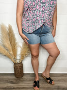 Judy Blue "That's a Wrap" Cutoff Shorts-Lola Monroe Boutique