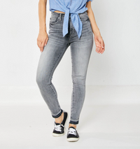 Judy Blue "THE BEST EVER" Grey Tummy Control Jeans