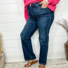 Judy Blue "The Real Deal" Tummy Control Straight Leg Jeans-Lola Monroe Boutique