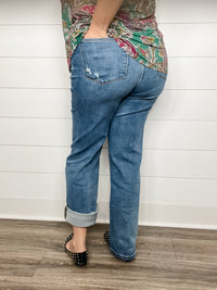 Judy Blue "Tommy Salame" Tummy Control Straight Leg Jeans-Lola Monroe Boutique