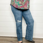 Judy Blue "Tommy Salame" Tummy Control Straight Leg Jeans-Lola Monroe Boutique