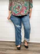 Judy Blue "Tommy Salame" Tummy Control Straight Leg Jeans-Lola Monroe Boutique