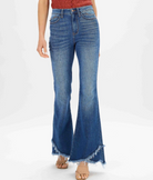 Judy Blue Tulip Flares-Lola Monroe Boutique