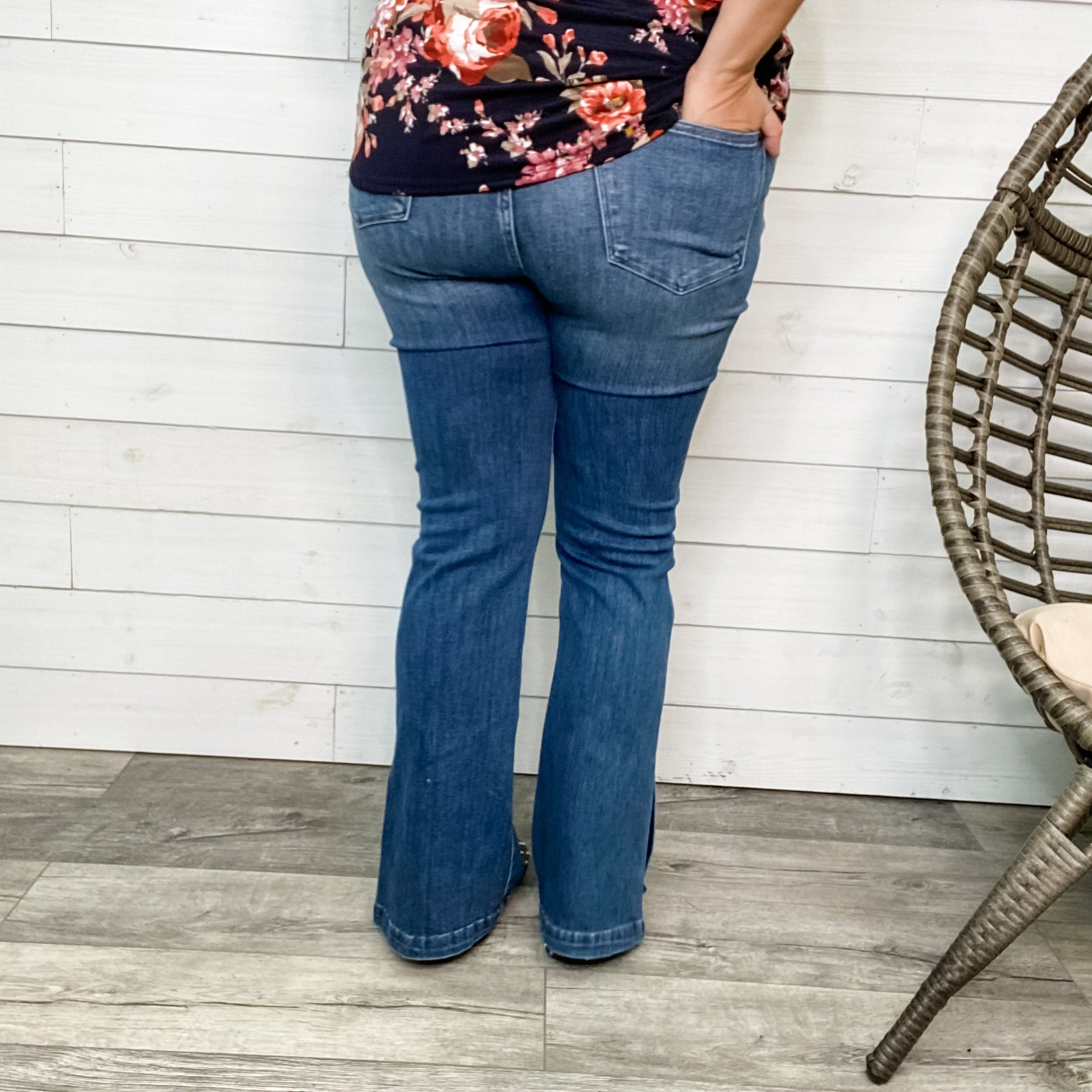 Judy Blue "Tulsa" Tummy Control Bootcut Jeans-Lola Monroe Boutique