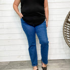 Judy Blue Vintage Straight Leg Mom Jean-Lola Monroe Boutique