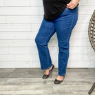 Judy Blue Vintage Straight Leg Mom Jean-Lola Monroe Boutique