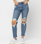 Judy Blue "Waiting For Tonight" Boyfriend Jeans-Lola Monroe Boutique