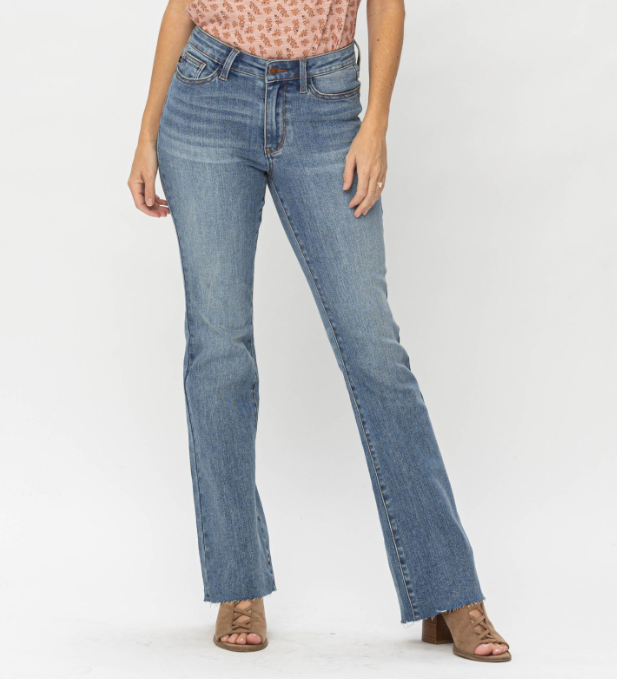Judy Blue "Waiting on a Cowgirl" Bootcut jeans-Lola Monroe Boutique