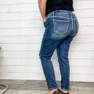 Judy Blue "Welcome to the Party" Boyfriend Jeans-Lola Monroe Boutique