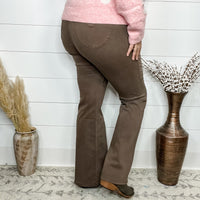 Judy Blue Western Brown Flares-Lola Monroe Boutique