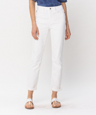 Judy Blue "White Before Labor Day" Boyfriend Jeans-Lola Monroe Boutique