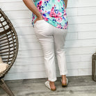 Judy Blue "Whiteout" Destroyed White Boyfriend Jeans-Lola Monroe Boutique