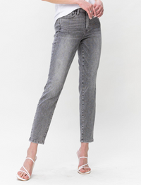 Judy Blue "Why So Sad" Grey Slim Fit Jeans