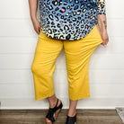 Judy Blue "You Are My Sunshine" Wide Leg Crops-Lola Monroe Boutique