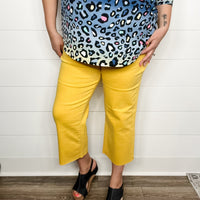 Judy Blue "You Are My Sunshine" Wide Leg Crops-Lola Monroe Boutique