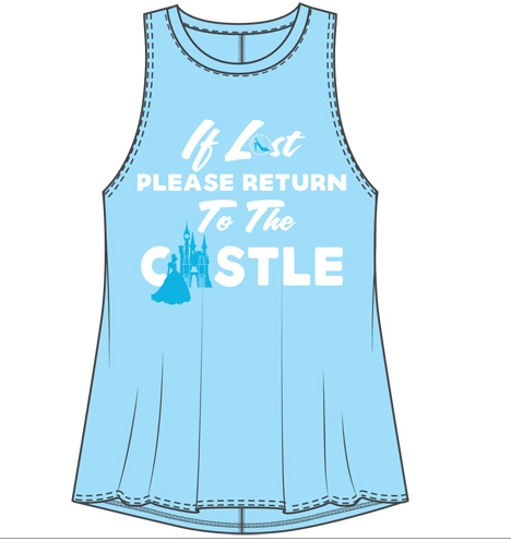 Junior Sizing Disney Castle (If Lost) Tank Top-Lola Monroe Boutique