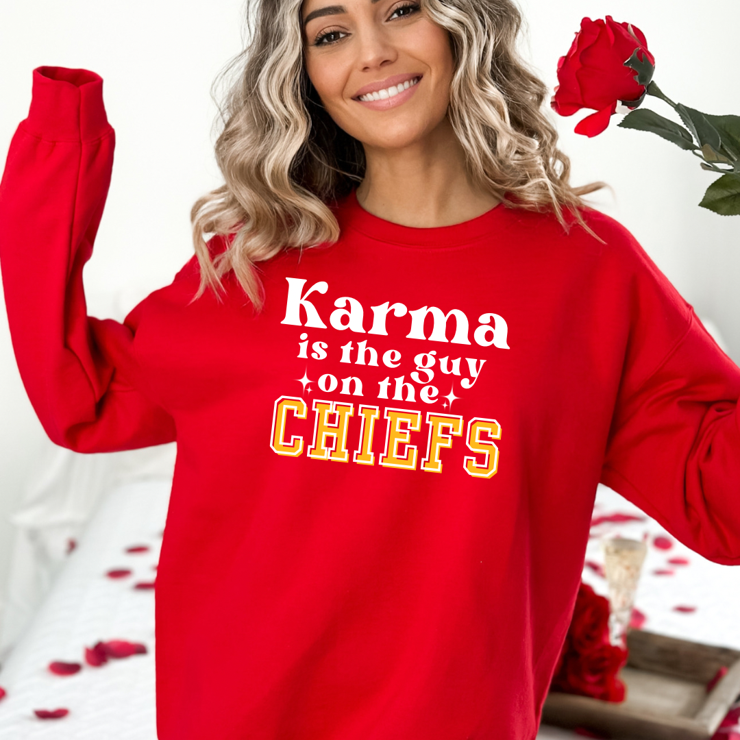 Karma is the guy on the chiefs-Lola Monroe Boutique