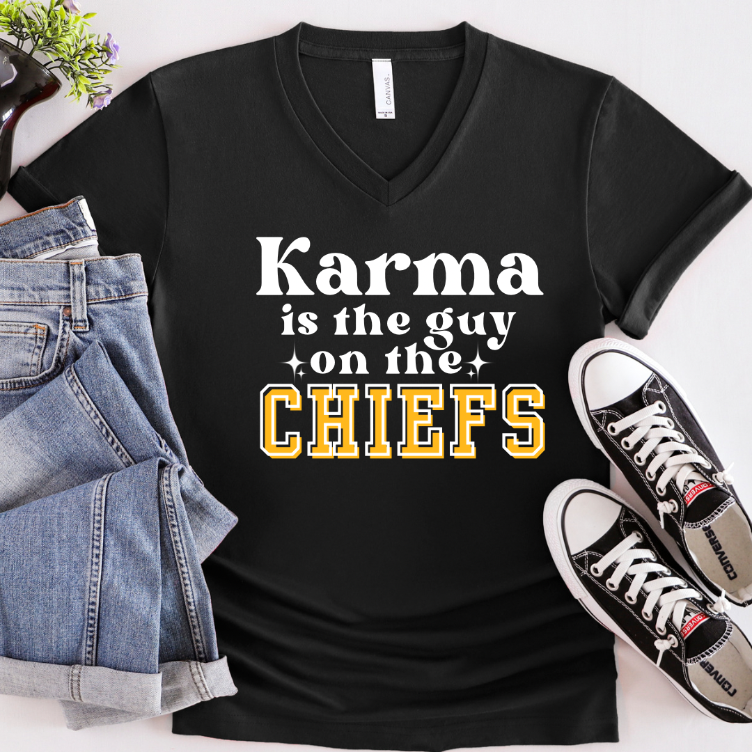 Karma is the guy on the chiefs-Lola Monroe Boutique