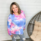 "Keegan" Long Sleeve Tie Dye V Neck-Lola Monroe Boutique