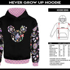 Kids & Adult Never Grow Up Hoodie-Lola Monroe Boutique