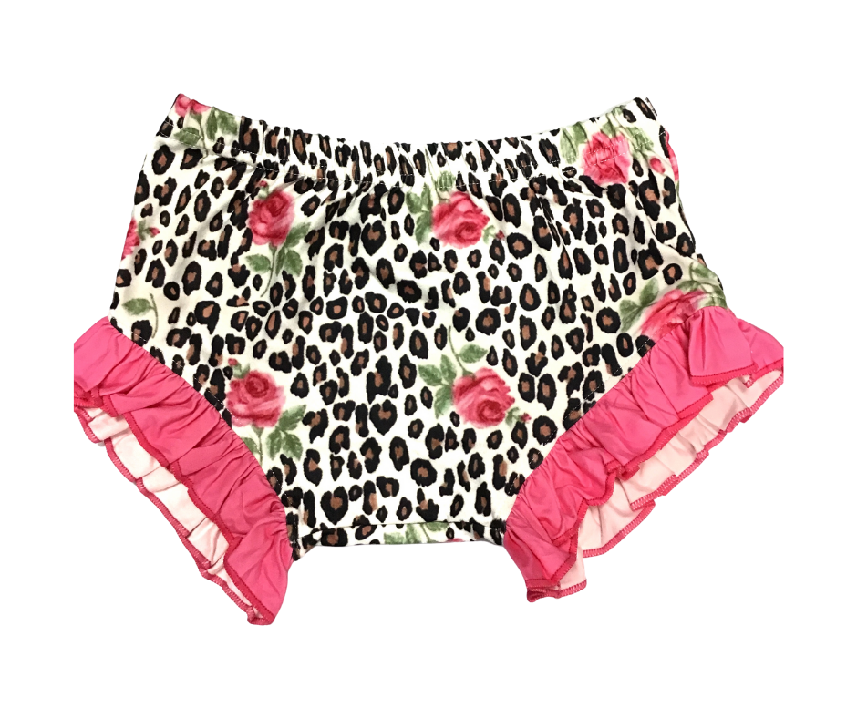 Kids Bummies ( Roses & Animal Print)-Lola Monroe Boutique