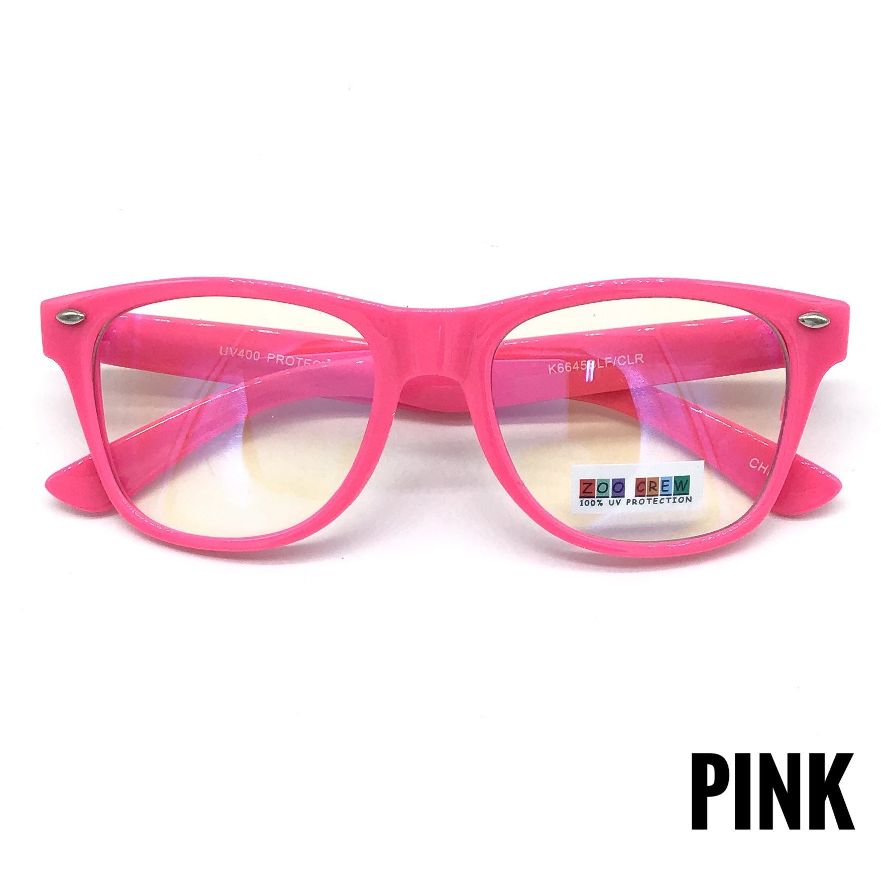 Kids Horned Rim Blue Light Glasses (Multiple Colors)-Lola Monroe Boutique