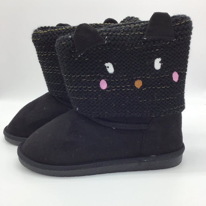 Kids Kitty Cat Boot (Sizes 9 - 4)-Lola Monroe Boutique