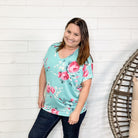 "Lakin" Floral Dolman-Lola Monroe Boutique