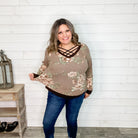 "Laramie" Floral V Neck Long Sleeve Weekender-Lola Monroe Boutique