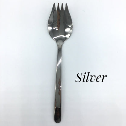 Large Metal Spork (Multiple Colors)