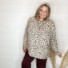 "Leapin" Animal Print Hoodie with Side Slits-Lola Monroe Boutique