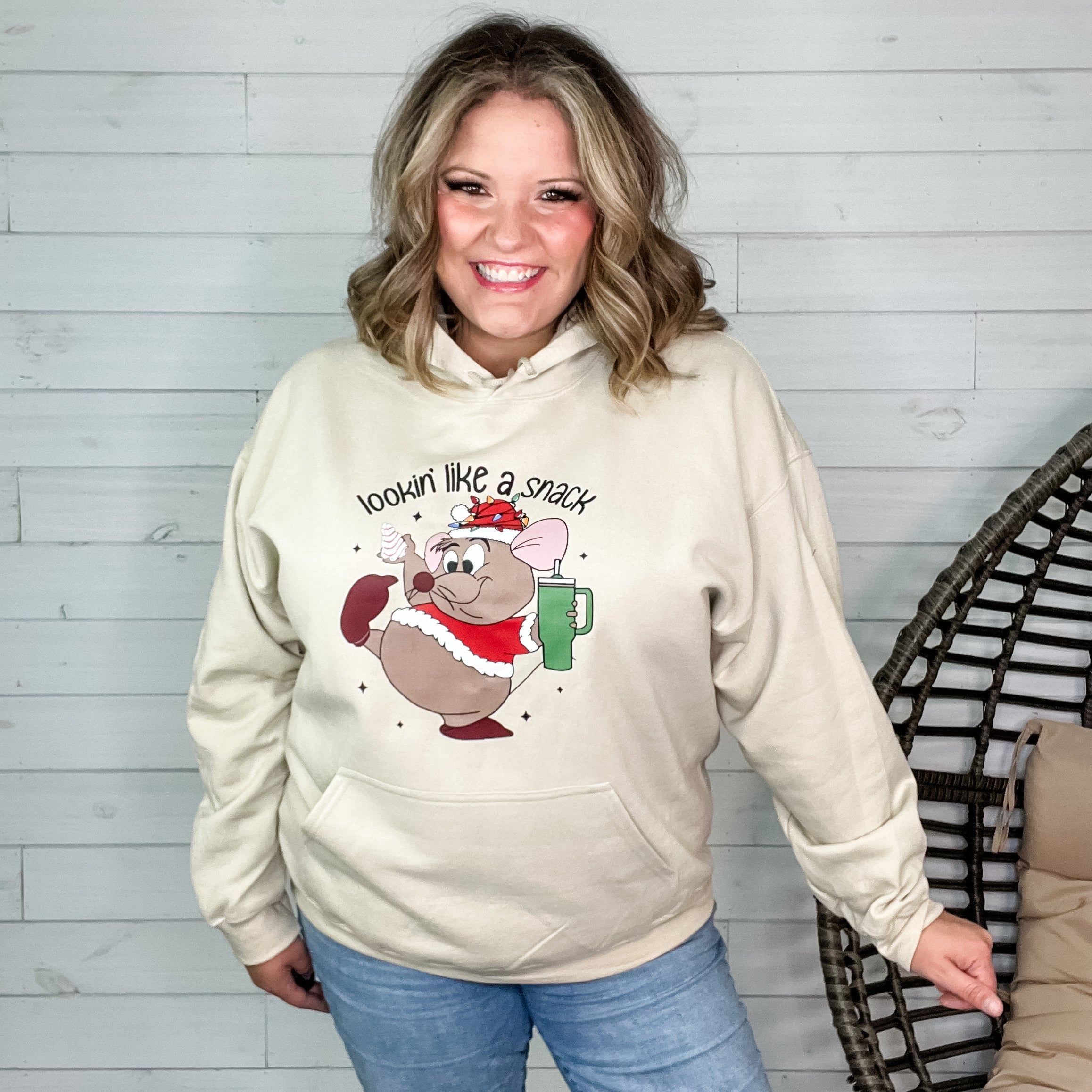 Like A Snack Sweatshirt-Lola Monroe Boutique