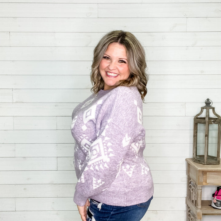 "Linzie" Aztec Print Sweater