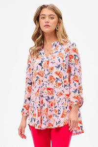"Good & Plenty" Dear Scarlett 3/4 Sleeve Split Neck