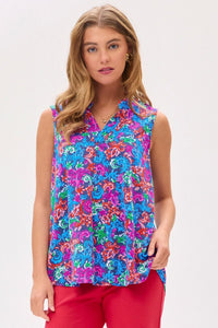 Dear Scarlett "Aberdeen" Sleeveless Split Neck