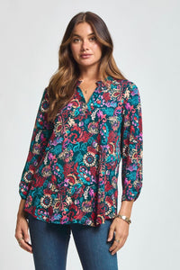 Dear Scarlett "Cricket" 3/4 Sleeve Split Neck