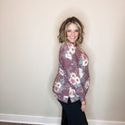 "Lost Cause" Floral Long Sleeve Weekender Style-Lola Monroe Boutique