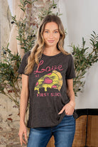 "Love At First Slice" Graphic Tee-Lola Monroe Boutique