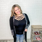 "Lucille" Cardigan / Duster with Animal Accents-Lola Monroe Boutique