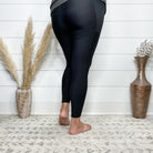 Max Sculpt Black Ribbed Leggings with Pockets-Lola Monroe Boutique