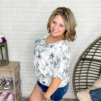 "Melanie" Star V-Neck